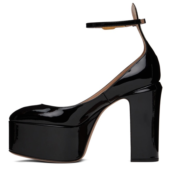 Valentino Black Tan-Go 120 Heels - Picture 7 of 7